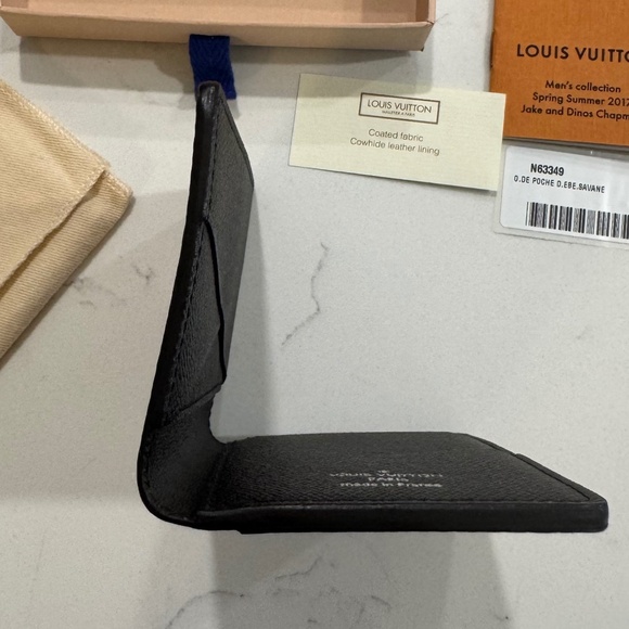 Louis Vuitton x Chapman Brothers Rhino Brown Damier Logo Pocket Organizer Wallet - Picture 10 of 11